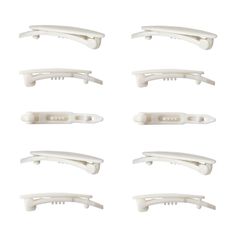 【人気商品】リボン 犬用 子供 ハンドメイド 手作り バレッタ 31mm×6mm 【LibAmile】プラスチック (10個セット)