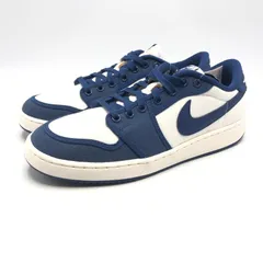 【中古】NIKE Air Jordan 1 Low KO Royal スニーカー 27cm DX4981-103 ホワイト ブルー ナイキ[10]