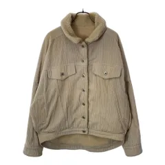 センスオブプレイス 長袖 裏ボア コーデュロイジャケット ベージュ系 SENSE OF PLACE URBAN RESEARCH レディース 古着 【240201】