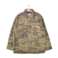 コロンビア ウールジャケット PHG ハンティング カモフラージュ ショルダーパッチ エルボーパッチ メンズL 古着 @DZ0663