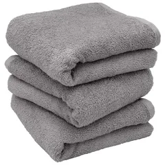 【新着商品】hiorie(ヒオリエ) ミニバスタオル 日本製 ホテルスタイルタオル 3枚セット ウォームグレー 50×100cm 無地 瞬間吸水 小さめ タオル セット 耐久性 綿100% 【選べる18色】 泉州タオル 0