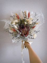 ワイルドフラワースワッグブーケ ハンドメイド | Mercari