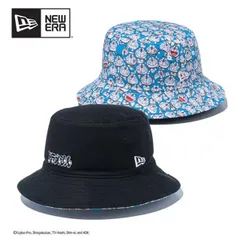 ニューエラ NEWERA ハット バケット01 リバーシブル ドラえもん モノグラム ブラック / マルチカラー メンズ レディース ユニセックス BUCKET01 RV DORAEMON MNGRM (250121)
