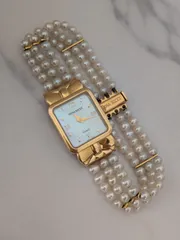 【TK】NINA RICCI ニナリッチ クォーツ腕時計　18K 不動品 稼働品】NINA RICCI ニナリッチ レディースクォーツ腕時計