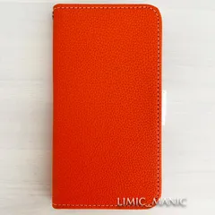 iPhone 13 / 14 手帳型 ケース スマホケース カードケース カラフル レザー調 オレンジ 橙 アイフォン