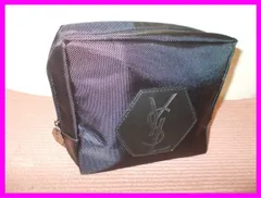 《在庫処分大セール》F-30-4 ノベルティ イヴサンローラン未使用化粧ポーチ YSL黒●平日発送