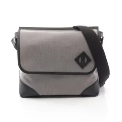 エルメス HERMES ショルダーバッグ メッセンジャー オールバック 084117CJ グレー/ブラック キャンバス オールバック メッセンジャー メンズ Used Aのサムネイル
