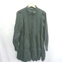 ◇ ⊂◎ ZARA ザラ 長袖 ミニ ワンピース サイズS ブラック レディース E  【1412260031424】