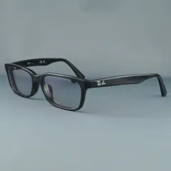 眼鏡 RayBan レイバン USED品 RB5296D スクエア ブラック メンズ 黒縁 メガネフレーム アイウェア X7779