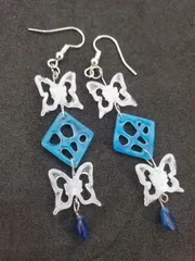 ピアス　アゲハ蝶　ハンドメイド　17