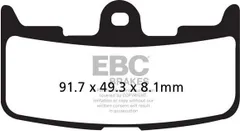 EBCブレーキ USA製 ダブルHシリーズ シンタリング ブレーキパッド フロント左側用 | FA345HH