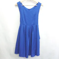 ◇ LIMITLESS LUXURY ひざ丈 ワンピース サイズ36 ブルー レディース E  【1407020018210】