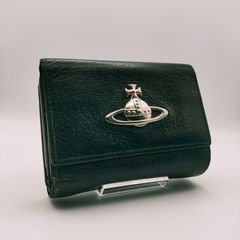ヴィヴィアンウエストウッド　折財布　ブラック　がま口