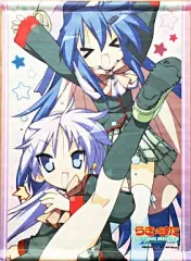【中古】タペストリー 泉こなた＆柊かがみ A3タペストリー 「PSP らき☆すた ネットアイドル・マイスター」 アニメイト購入特典