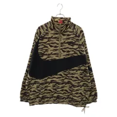 NIKE (ナイキ) 18SS SWOOSH WOVEN HALF ZIP JACKET スウッシュウーブンハーフジップジャケット ブラウン AO0862-235のサムネイル