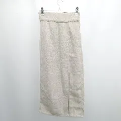 ◇ ⊇ RESEXXY リゼクシー バックリボン ロング タイト スカート サイズF グレージュ系 レディース E  【1505290010269】