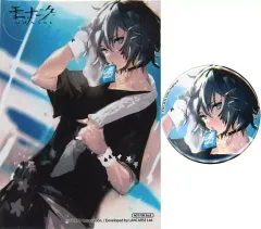 【中古】グッズセット [単品] 弓田信哉 so-bin氏描き下ろし 缶バッジ+ブロマイドセット 「PS4/PS5/Switchソフト モナーク/Monark」 アニメイト購入特典