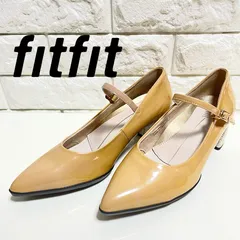 【未使用訳有り！22.5cm！】fitfitポインテッドトゥパンプス！