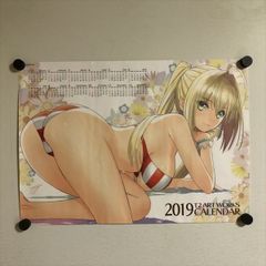 X2115 ◆Tony T2 ART WORKS　A3サイズ ビニール製　２０１９年 カレンダー