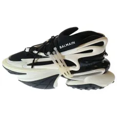 BALMAIN (バルマン) UNICORN ネオプレン ユニコーン レースアップ ローカット スニーカー ホワイト/ブラック BM1VJ309KNOCのサムネイル