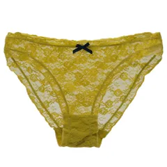 スタンダードショーツ レディース 透ける 総レース 花柄 フリル レギュラー ラグジュアリー リボン エレガント パンティ黒 赤 黄 緑 青 rs-024