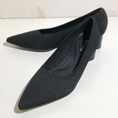 VIVAIA ビバイヤ ポインテッドトゥ パンプス ブラック レディース 38