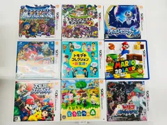 Nintendo 3Ds ドラゴンクエストモンスターズ テリーのワンダーランド3D ポケットモンスター ムーン 妖怪ウォッチ2 真打 トモダチコレクション 新生活 9本セット 早い者勝ち★ NK-19