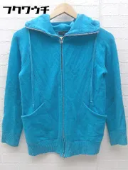 ◇ green グリーン 長袖 ジップアップ パーカー 1サイズ ブルー レディース 【中古】 【1002798732605】のサムネイル