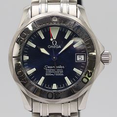 デッドストック級 保付 稼働 良品 オメガ シーマスター プロフェッショナル 青文字盤 AT/自動巻 メンズ腕時計 1781120 6APT ABC16165 KTU
