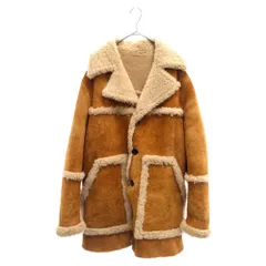 DSQUARED2 (ディースクエアード) BROWN FUR-TRIMMED COAT ブラウンファートリムコート アウター ブラウン S71AA0344 SY1425のサムネイル