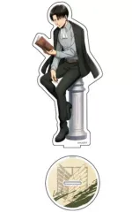 【中古】アクリルスタンド・アクリルパネル リヴァイ(待ち合わせ) 描き下ろしアクリルフィギュアS 「進撃の巨人」