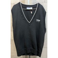 90'S リーボック ゴルフ スウェット ベスト 黒 L Reebok GOLF