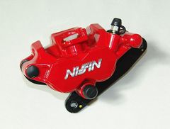 NISSIN製・ニッシン 2POTキャリパー 赤 GROM グロム MSX125 モンキー125/MONKEY125 NSR50 NS-1対応_2A051R