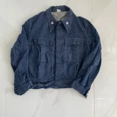 90s イタリア軍 デニム ショートジャケット バトルドレス ミリタリー 短丈 90年代 90s イタリア軍 ミリタリー ヨーロッパ EURO ユーロ