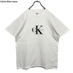 90s vintage CK Calvin Klein Jeans Logo Print T-shirt Tee USA製 カルバンクライン ジーンズ プリント Tシャツ ヴィンテージ 古着