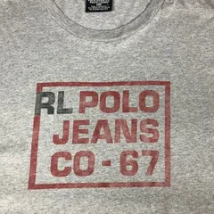 希少 POLO JEANS CO. RALPH LAUREN CO-67　プリントTシャツ　サイズⅬ　06062908　01