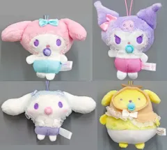 【中古】雑貨 全4種セット シュガーパーティおともだちおむつマスコット 「サンリオキャラクターズ」