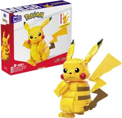 ブロックトイ ポケモン MEGA Pokemon Jumbo Pikachu Construction Setポケモン界の人気者 ピカチュウフィギュア 825ピース 32 並行輸入品