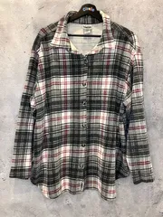 BASIC EDITIONS グレーレッド チェックシャツ WT009