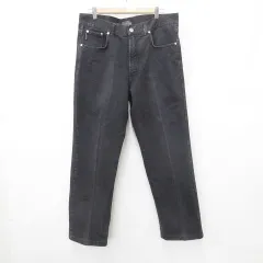 ヒストリー HISTORY アイスバーグ ICEBERG デニム ジーンズ パンツ ロング丈 綿 キャラクター 黒 ブラック 36のサムネイル