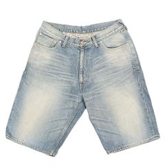 ancellm AGING WIDE DENIM CUT OFF SHORTS - メルカリ