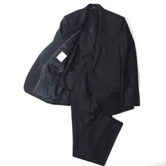 美品 ドルチェ＆ガッバーナ DOLCE＆GABBANA 現行 ブローチ付 3ピース スーツ セットアップ 48 ブラック 総柄 メンズ 正規品 5-ZE013
