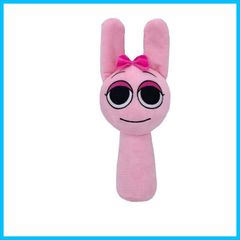【数量限定】人形 ホラーゲームぬいぐるみ ぬいぐるみ 柔らかい 動物枕フィギュア ぬいぐるみ 人形 Sprunki 大人 子供へのクリスマス 25CM 誕生日プレゼント スプランキー (ピンキー)