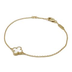 Van Cleef & Arpels ヴァン クリーフ & アーペル VCA スウィートアルハンブラ ブレスレット K18YG マザーオブパール VCARF68800