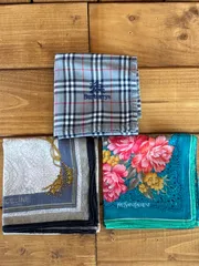 BURBERRY イブサンローラン CELINE ハンカチセット