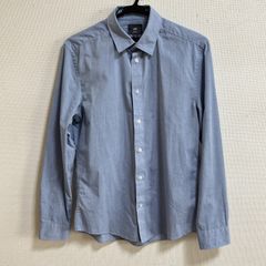 [長袖] H&M SLIM FIT藤色　無地ワイシャツ　Sサイズ　ほぼ未使用