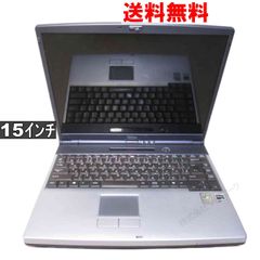 SHARP Mebius PC-GP10-DH【AMD Mobile Athlon】　【WindowsXP世代のPC】 均一 ジャンクPC 送料無料 [93360]