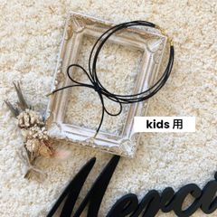 【ハンドメイド♡】Kids用　リボンチョーカー　ロープチョーカー　MANA風