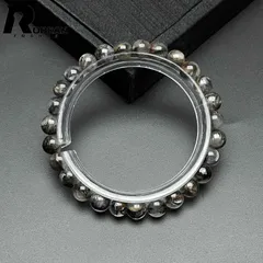 【一点限り】 夢色 EU製 ★ROBEAN・ブルッカイトインクォーツ★パワーストーン アクセサリー ブルッカイト 天然石 プレゼント2 6.9-7.6mm M0721838