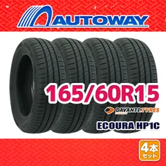 【AUTOWAY】 新品 165/60R15 サマータイヤ DAVANTI ECOURA HP1C 15インチ 4本セット 夏タイヤ オートウェイのサムネイル